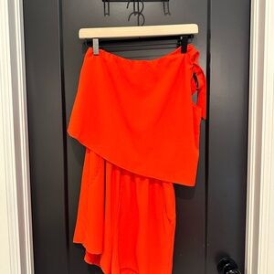 Amazon Asymmetrical Orange Skirt